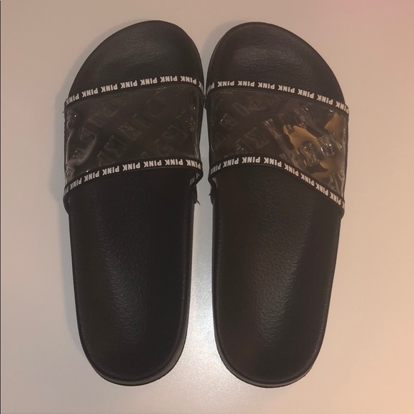 clear victoria secret slides